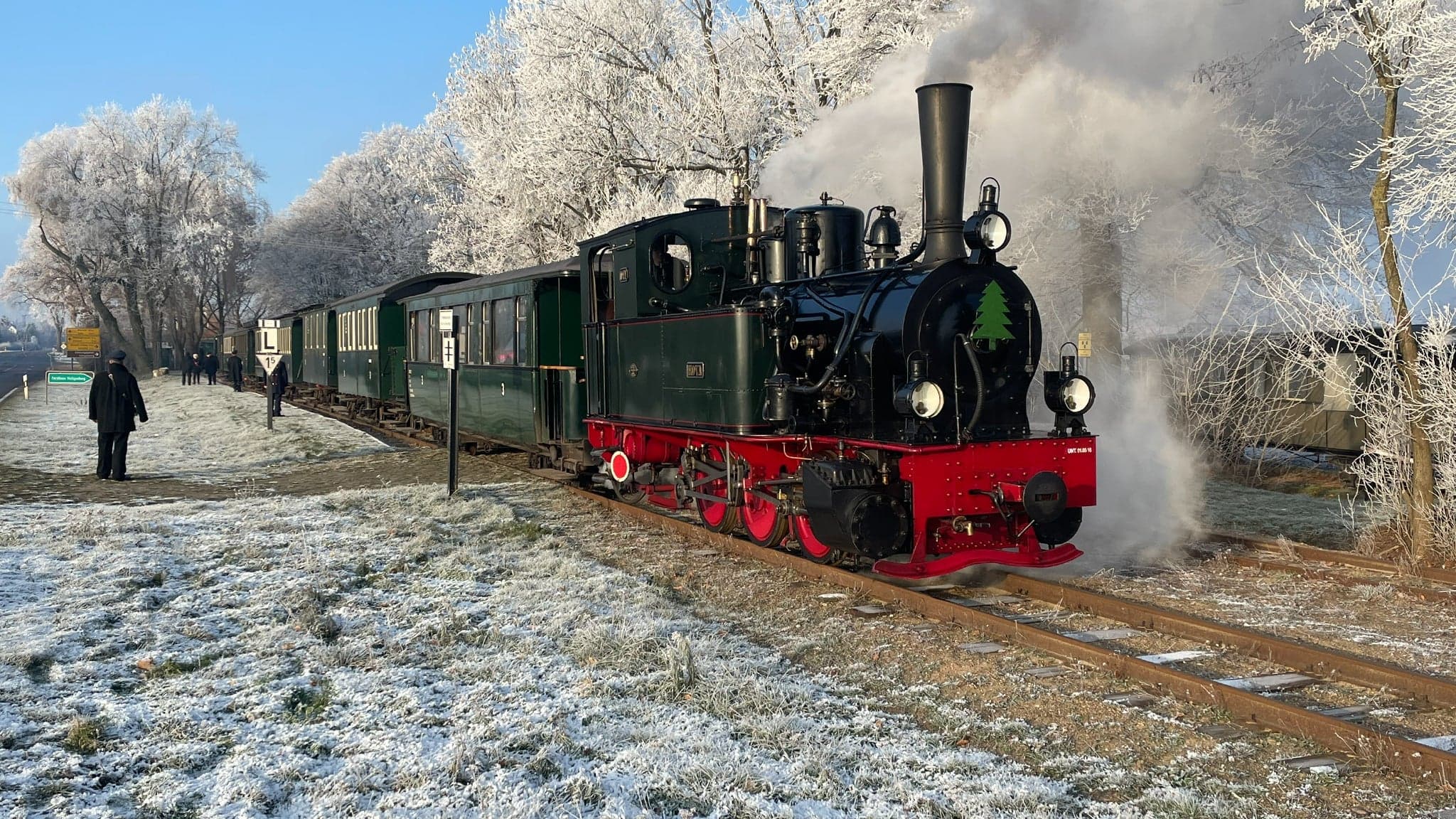 Nikolausfahrt mit dem Dieselzug (Hin- und Rückfahrt)